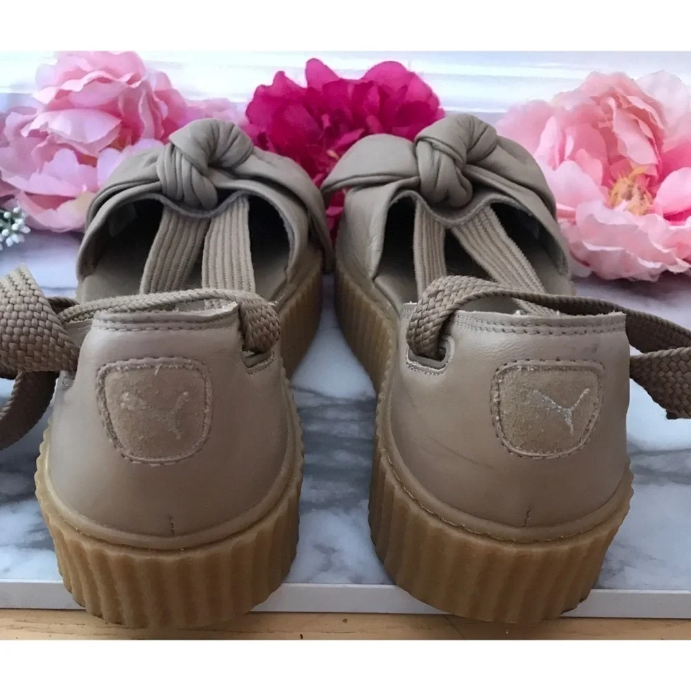 FENTY x PUMA Bow Lace Up Creeper Flatform Sandals​​​​​​​